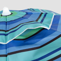 AKTIVE, Sombrilla playa antiviento, Marinera, 210 cm, Protección UV50, Mástil acero, Inclinable y regulable en altura, Tejido poliéster Oxford, Sombrilla para la playa, Sombrillas grandes, Sombrilla playa grande - details 6