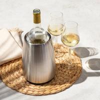 Vacu Vin Cubitera enfriadora para botellas de vino "Elegant" Acero Inoxidable - details 1