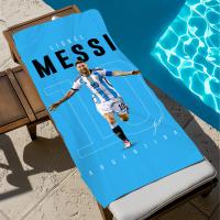 Toalla De Playa Grande Deportiva Quick Dry Superstar Messi Para Viajes Gimnasio Baño Camping Toalla Suave De Poliéster 100% - details 4