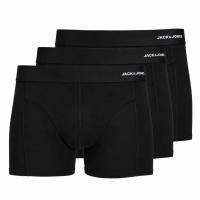 Jack & Jones JACBASIC Bamboo Trunks Pack 3, Calzoncillos Bóxer Cortos, Ropa Interior, Boxer Ajustados de Bambú, Suaves, Elásticos, Transpirables, Cómodos - details 1
