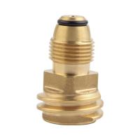 Adaptador De Latón Para Tanque De Propano LP Con Válvula De Servicio a Salida QCC Herramienta De Interruptor Sin Dispositivo Ignición - details 3