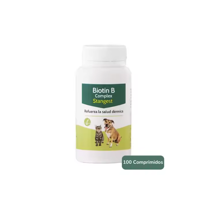 STANGEST - Biotin B Complex - Alimento Complementario para Perros y Gatos que Refuerza la Salud Dérmica - 1