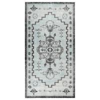 vidaXL Alfombra de Exterior Tejido Plano 80x150 cm Jardín Patio Salón Color Amarillo,  Gris claro,  Gris oscuro y mas - details 4