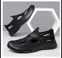 Sandalias Para Hombre Estilo Nuevo Slip-on Transpirables Con Suela Gruesa Y Ligera Zapatillas Casuales De Malla Sandalias Holgadas - details 20