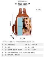 Mochipa de cuero estilo Korean, mochila de gran capacidad A LA Moda para Mujer, Bolso de hombro, mochila de viaje, Bolso de Mujer - details 11