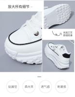 Nuevos Zapatos Retro Para Mujer Primavera Zapatillas Casuales Versátiles De Alta Calidad Zapatos De Moda Para Mujer Medio Tacón PU - details 5