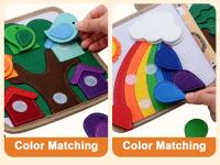 Libro Educativo De Tela Suave 3D Para Bebés Juguete Montessori De Primeros Conceptos Cognitivos Y Vida Básica Para Infantes Aprendizaje Temprano Con Temas De Animales Y Deportes - details 6