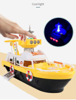 Juguete De Barco De Simulación QWZ De Tamaño Grande Con Música Y Luz Vehículo Inercial Para Niños Regalo Ideal Para Niños De 4 a 12 Años - details 5