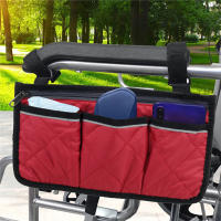 Bolsa Impermeable Para Silla De Ruedas Con Bandeja Reflectante Segura Gran Capacidad Almacenamiento Multifuncional Para Andadores - details 3
