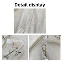 Bolso De Hombro Para Mujer En Gel De Vidrio Transparente Estilo Y2K Pequeño Con Cierre De Cremallera Bolso De Moda Versátil - details 15