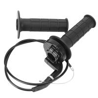 Accesorios Para Motocicleta Manillar Universal 7/8" 22mm Con 1 Par De Manoplas Y Cable Throttle Acelerador De Aluminio Y Goma - details 1