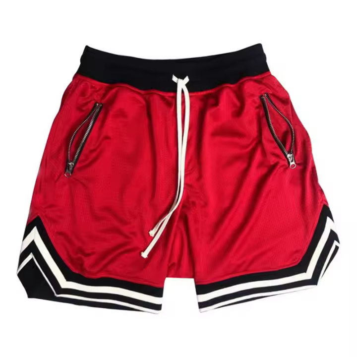 Shorts Deportivos Para Hombre Quick Dry Malla Para Baloncesto Gimnasio Verano Fitness Joggers Pantalones Cortos Transpirables Estilo Casual - 1