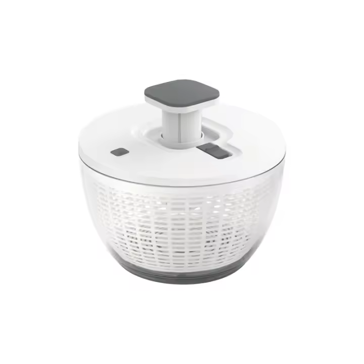 Centrifugadora de Lechuga, Centrifugadora Manual, Escurridor de Cocina con Tapa y colador Interior, Salad Spinner - 1