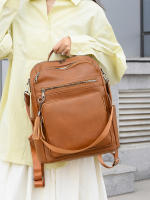Mochila urbana sencilla de PU para mujer - details 13