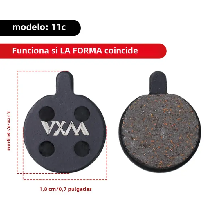 Pads De Freno De Disco Hidráulico VXM Para Bicicleta Semi-métalicos Código De Guía E9 DB ER MT6/4 Piezas De Bicicleta M8020/6100 MT200 - 1