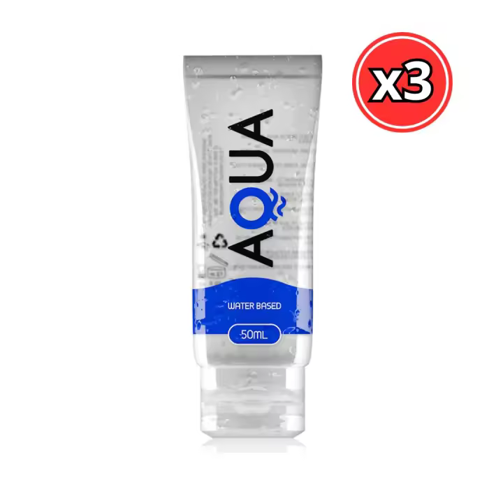 Aqua Quality - Lubricante Base de Agua 50 Ml Transparente y Natural para Juguetes Sexuales - 1