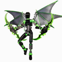Juguete DIY De Decompresión Titan13 Figura De Acción Móvil De Rodillos Robot 3D Impresión Set De 13 Elementos Conjunto De Dummies - details 1