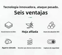 Tijeras De Poda Para Jardín Powerful Grape Especial Para Ramas Gruesas Y Árboles Frutales Podadoras De Acero Inoxidable Manija Plástica Herramienta De Poda De Bonsái - details 3