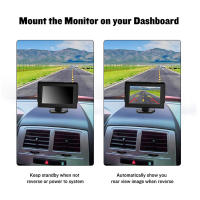 Monitor De Coche HD De 4.3 Pulgadas Pantalla TFT LCD Digital Con Cámara Trasera HD Color Soporte PAL / NTSC / AUTO Para In-Dash - details 3