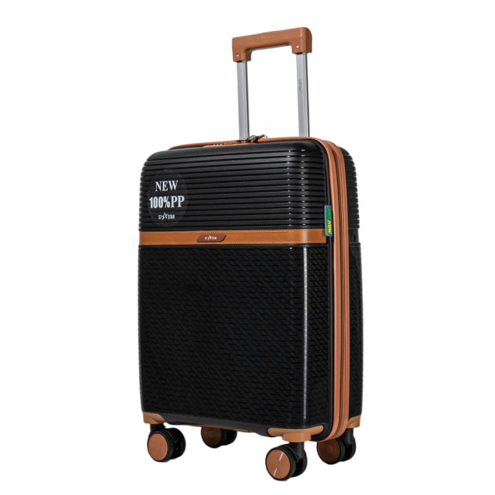 S7 STAR Maleta Mediana 24" PP Ligera y Resistente con Cerradura Antirrobo y Ruedas 360º