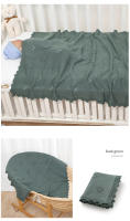 Manta Bebé De Algodón Ultra Suave 90x70cm Para Niños Y Niñas Recién Nacidos Manta De Cómodo Para Calefacción De Cuna Y Silla De Paseo Pañalera De Cuatro Estaciones - details 12