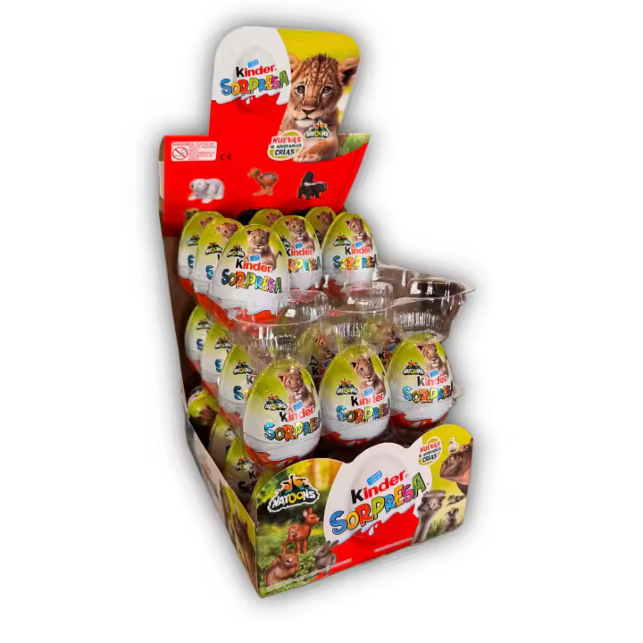 Kinder sorpresa original en estuche de 36 uds. - 1