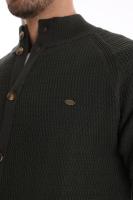 Otoño e invierno, nuevo cárdigan de color sólido de moda europeo y americano, suéter para hombres, suéter versátil de alta calidad para negocios - details 10