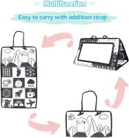 Espejo De Piso Para Bebés En Blanco Y Negro Juguete Sensorial Para Tiempo De Abdomen Desarrollo Montessori Juguete Para Crawl 6-12 Meses - details 22