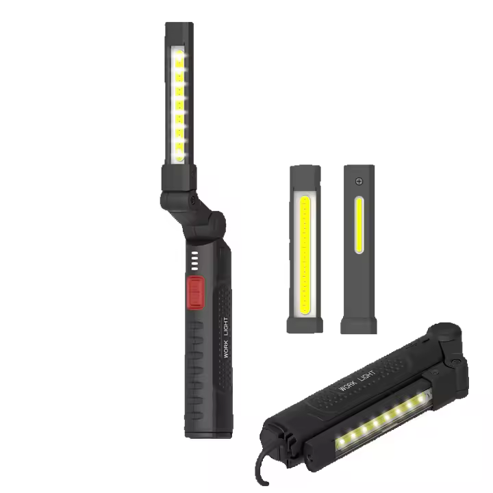 Nueva luz de trabajo para reparación de automóviles, mini luz de inspección recargable, súper brillante, imán fuerte, luz de reparación de automóviles de mano, aplicación de mantenimiento - 1
