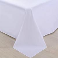Sábana Individual One Piece Hoteles B&B Uso Doméstico Blanco Puro Material Lavado Poliéster/Celulosa Sábana De Cama Sin Fundas De Almohada - details 4