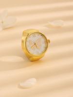 Anillo De Moda 5pcs Con Diseño De Mariposa Reloj De Cuarzo Para Mujeres Y Hombres Material Metálico Unisex - details 2