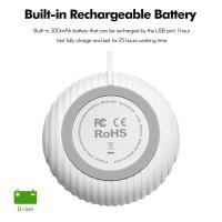 Máquina De Sueño Para Bebés Portátil Con Ruido Blanco 10 Sonidos Suavizantes Timer De 15/30/60min Batería Recargable Integrada - details 2
