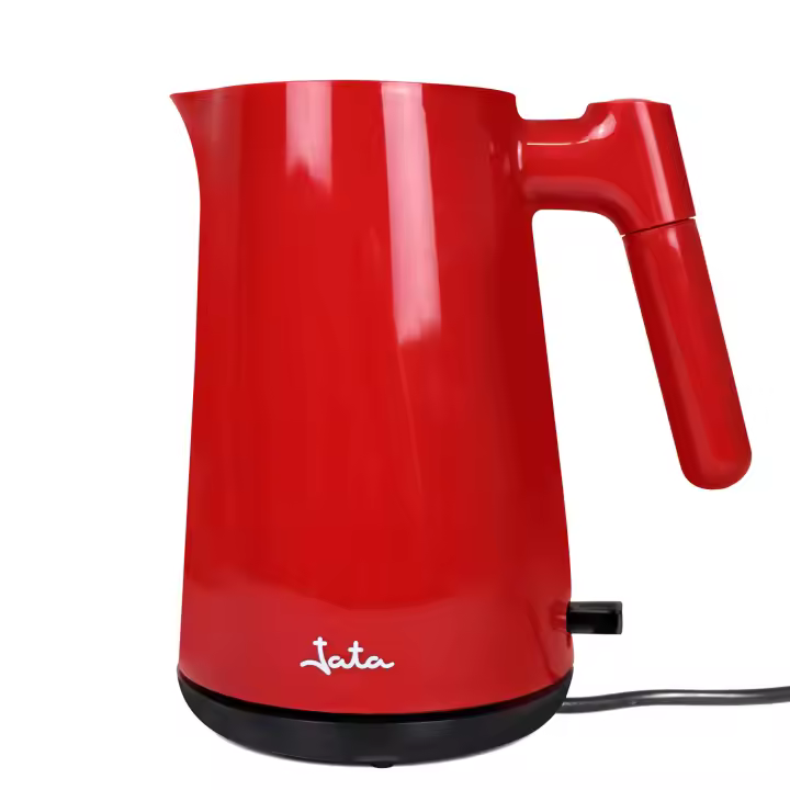 Jata Hervidor de agua Eléctrico 1 L muy rápido, Mango de plástico aislante del calor, Libre de BPA, Base 360º, Jarra sin cable para mayor comodidad, 1200 W - JEHA1038 - 1