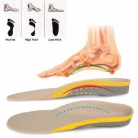 1Par De Plantillas Ortopédicas Para Zapatos Soporte De Arco Para Pies Planos Y Plantar Fasciitis Almohadillas De Salud Para Calzado Material De Silicona Unisex - details 2