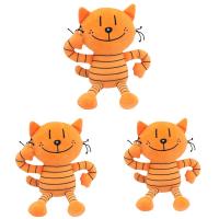 Juguetes de Plush para Gatos y Perros, Muñegos de Plush, juguetes de Compañía para niños, color Naranja - details 1
