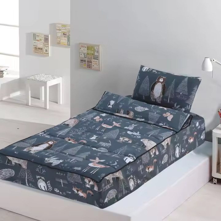 Saco Nórdico Ajustable Cremallera Infantil Cama 90 y Cama 105 Forest - 1
