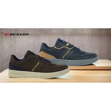 Dunlop Zapatilla Casual Moda Joven  Referencia: 35925 Marron-Marino DUNLOP Zapatilla sneakers deportiva urbana con detalles corporativos de Dunlop en el lateral, talón y lengueta. Forro y plantilla textil Confort * Suela ligera 100 % - 1
