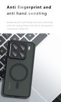 Funda Protectora Magnética Para Xiaomi 14T pro Translúcida Mate Antichoque Antigolpes Resistente a Arañazos Y Polvo Con Cubierta Magnética - details 12