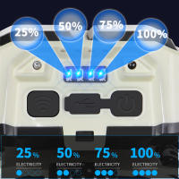 Linterna Frontal Recargable 1000 Lumen LED Con Luz Blanca Roja Impermeable Para Camping Pesca Y Actividades Al Aire Libre - details 10