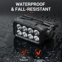 BORUiT K354Linterna Frontal LED Con Sensor De Movimiento Recargable Tipo-C Impermeable Para Camping Pesca Torcha Frontal Potente - details 9