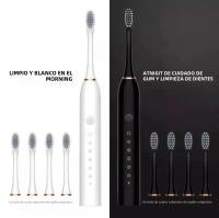 Cepillo De Dientes Eléctrico Sonic Para Adultos IPX7 Impermeable Recargable Por USB Limpieza De Alta Frecuencia 6 Modos De Limpieza - details 2