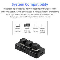 Teclado Mini Personalizado MK321BT Con Interruptores Mecánicos Azules Modo USB+BT Para Escritorio Juego Multimedia - details 5