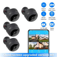 Cámara De Seguridad Inalámbrica 4K A9 Mini Con Visión Nocturna Y Detección De Movimiento Monitorización Para El Hogar - details 0