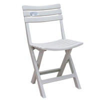 Silla de Balcón Resina Plegable Blanca "Birki" Ideal para jardines, patios, terrazas, balcones, porches o patios - details 0