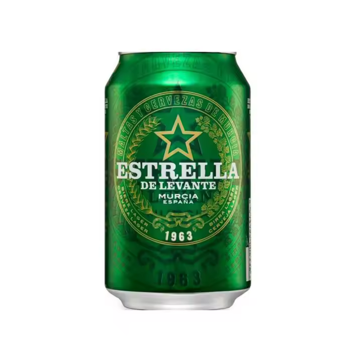 Caja estrella levante Lata 33cl - 24 uds - 1