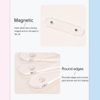 Soporte Transparente Para Uñas Falsas Con Imán Y Gel De Acrílico Práctico Para Manicura Combo De 10/20/30 Piezas - details 4