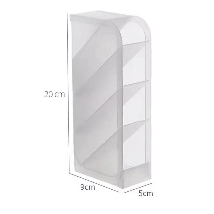 Organizador De Escritorio Para Lápices Y Maquillaje Tipo Inserción Oblicua Caja De Almacenamiento Para Pinceles Y Suministros De Oficina Material PP - 1
