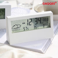 Termómetro Higrómetro Multifuncional LED Estación Climática Electrónica Para El Hogar Con Alarma De Reloj Medidor De Temperatura Y Humedad - details 1