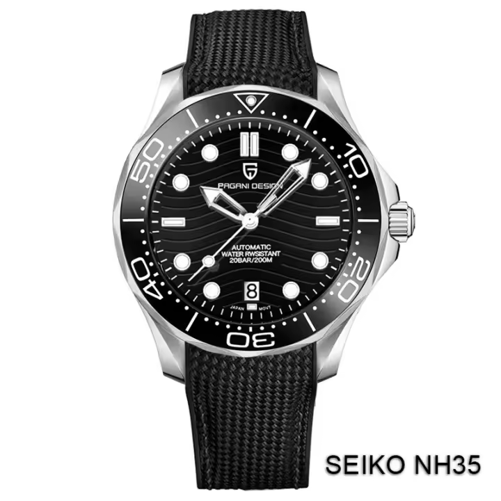 Reloj Mecánico Para Hombre PAGANI DESIGN PD1685 2025 Resistente Al Agua 20Bar Acero Inoxidable Cristal De Zafiro Autónomo NH35A - 1