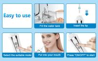 H2ofloss Irrigador Oral Dental Portátil Fregador De Agua Recargable Para Dientes Con 5 Modos Impermeable Para Hogar Y Viaje - details 8